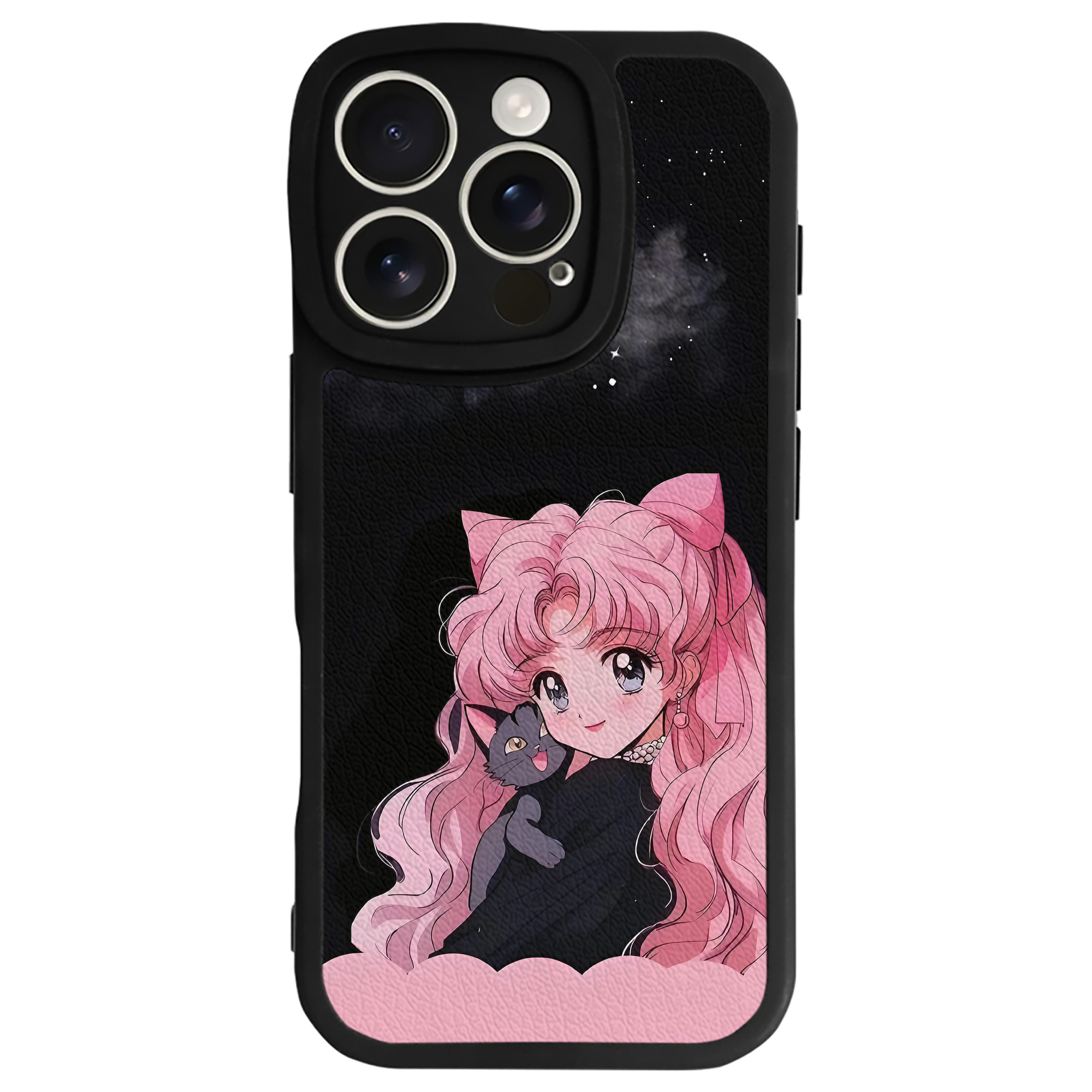 （画像用） 美少女戦士セーラームーン Sailor Moon 【iPhone 16シリーズ対応】シリコンスマホケース（レザー調） 材質：シリコン